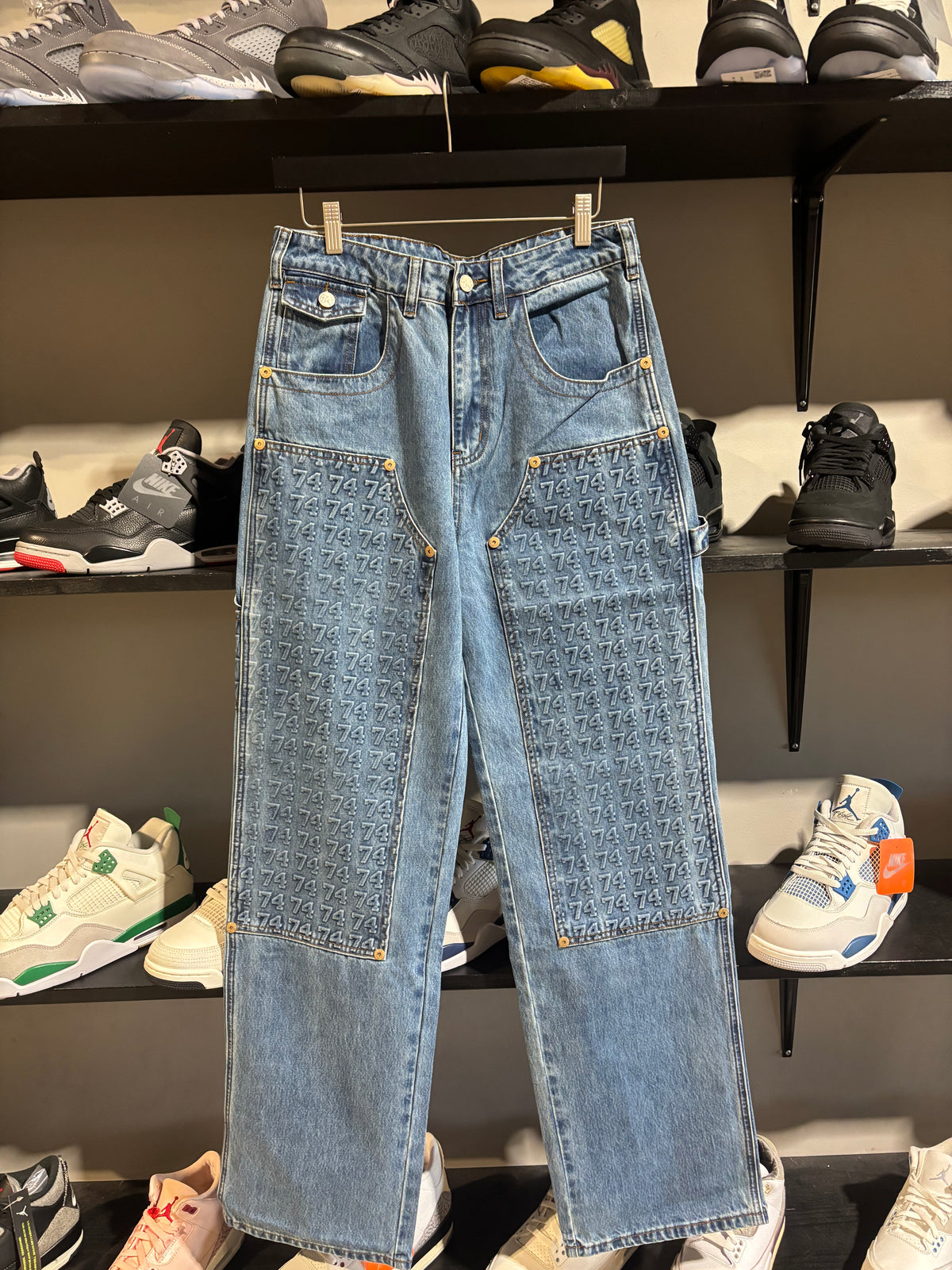 74 Is War Denim Double Knees