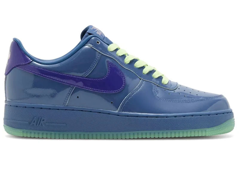 Nike Air Force 1 Low Patent Leather Mystic Navy Grape Ice