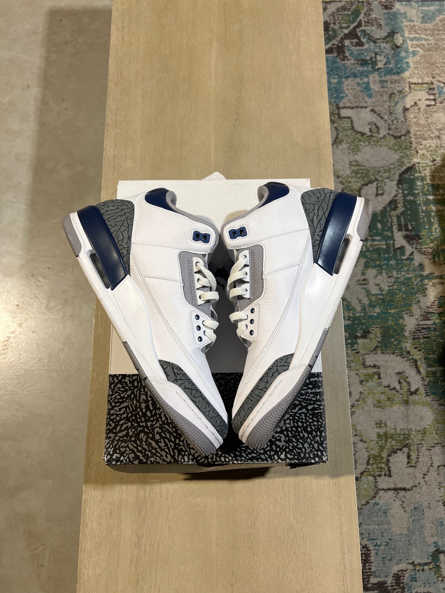 Jordan 3 Midnight Navy Used 11