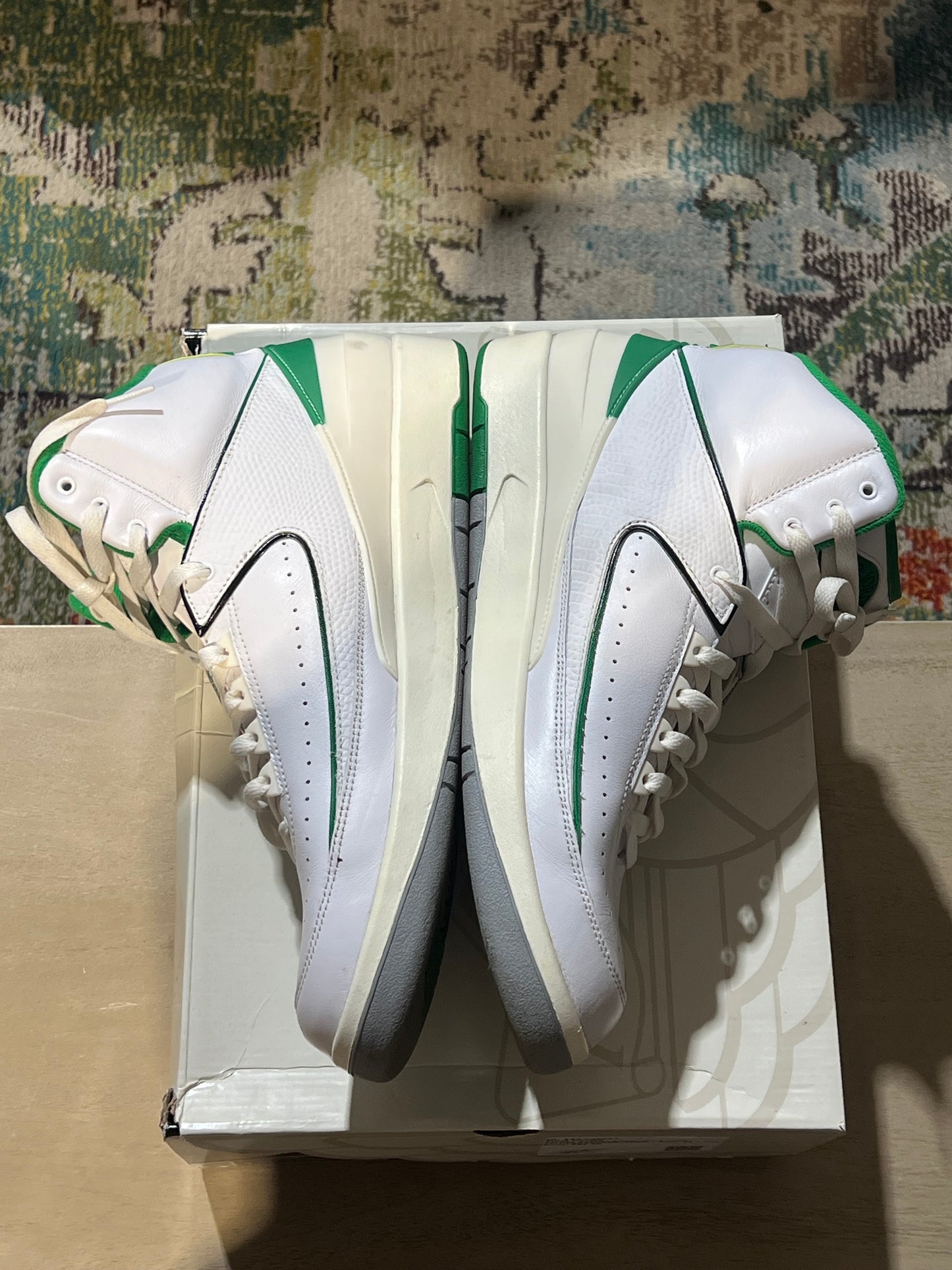 Jordan 2 lucky green sz 13 used