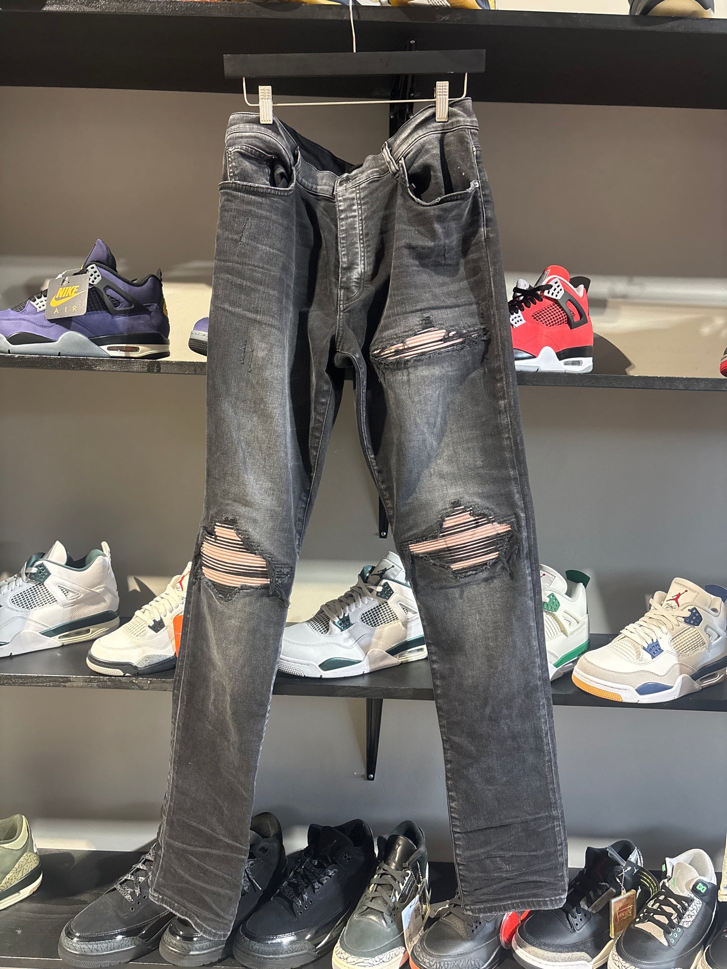 Amiri MX1 Black/Pink Jeans