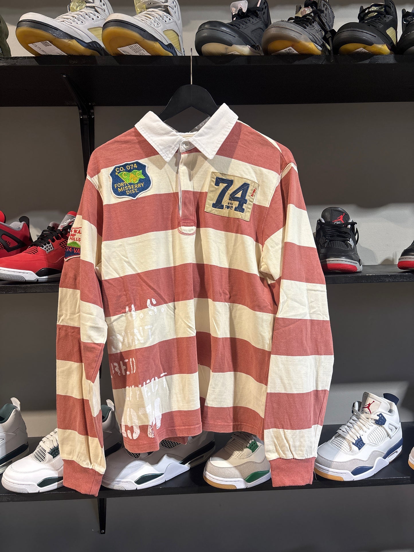 74 is war Red polo rugby