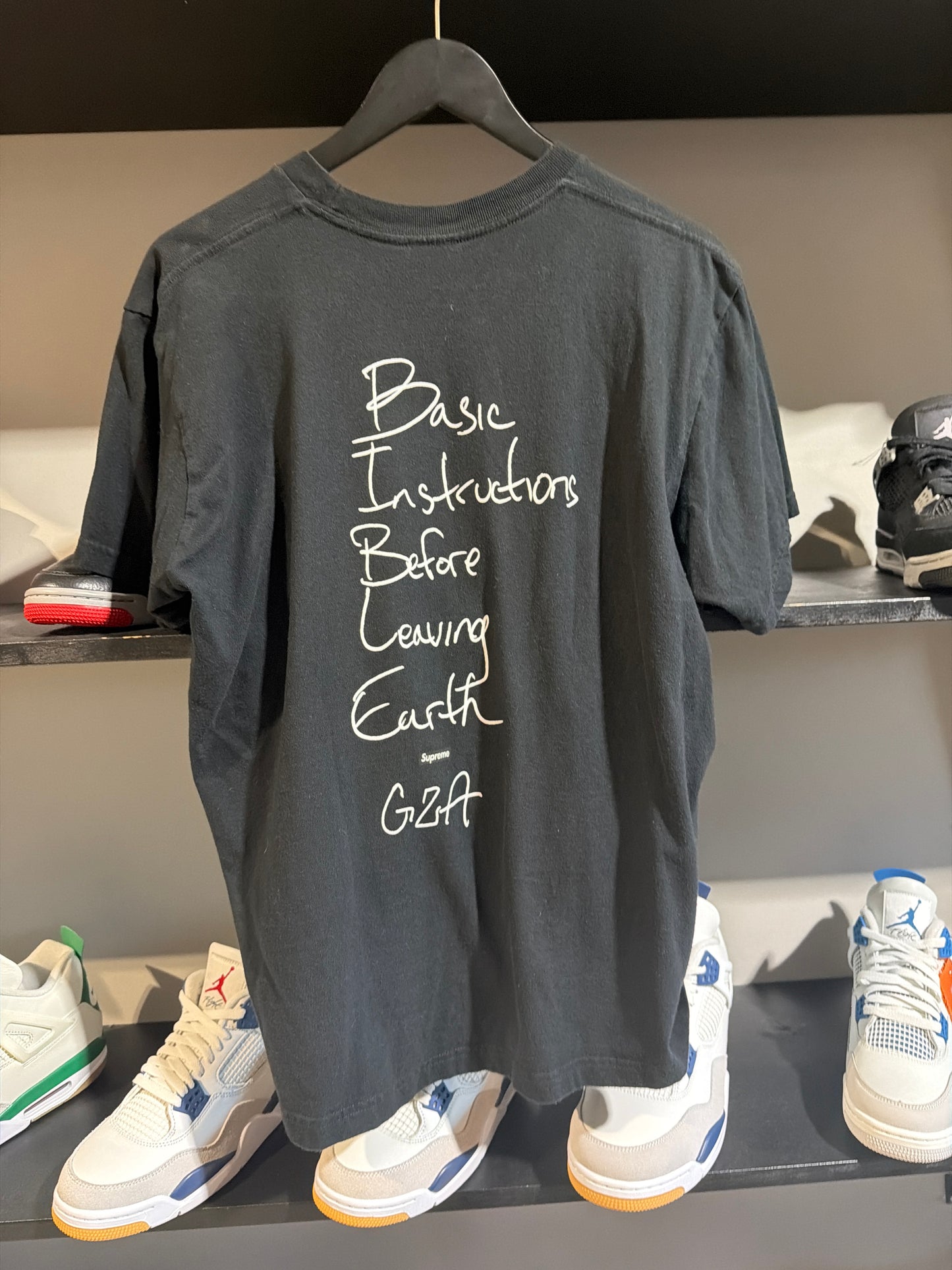 Supreme Liquid World Tee Black Sz M