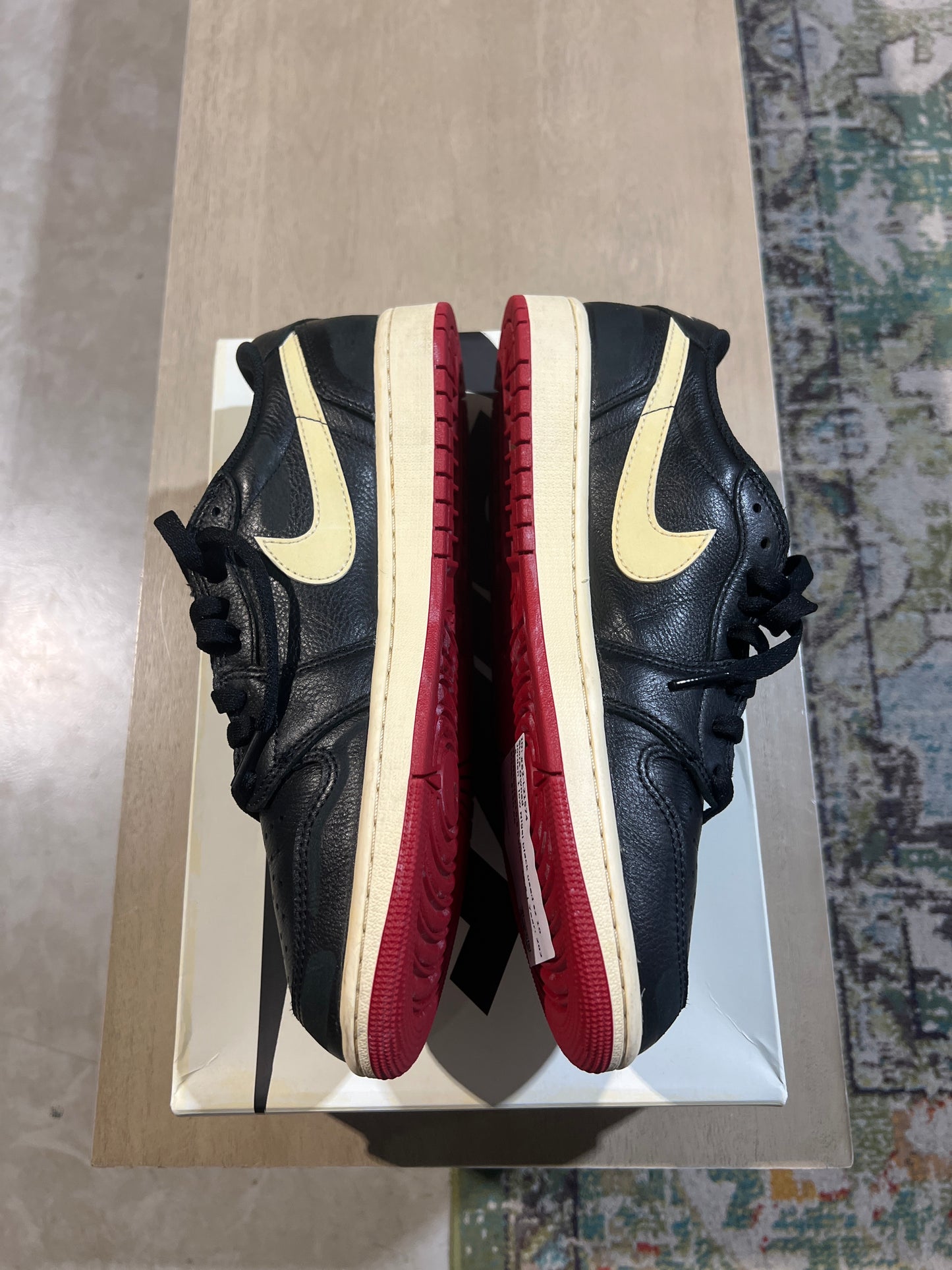 Jordan 1 low Nigel black used sz 10.5