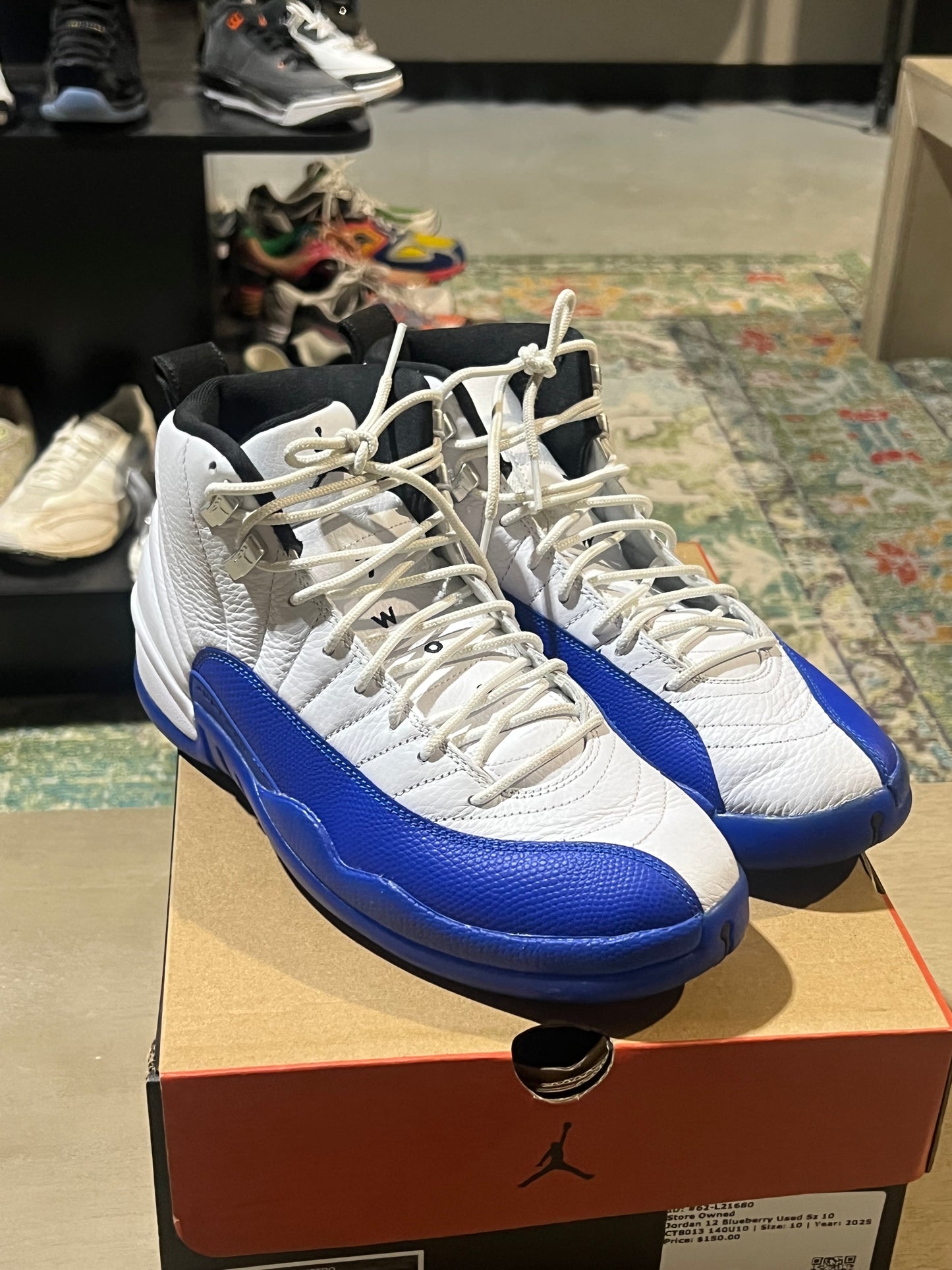Jordan 12 Blueberry Used Sz 10