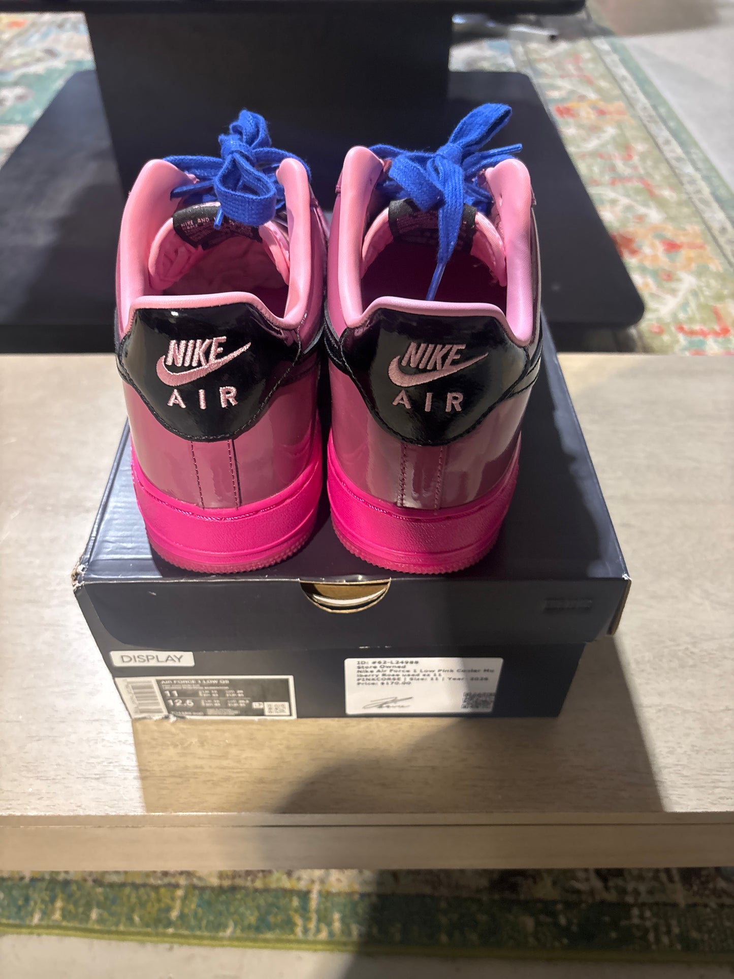 Nike Air Force 1 Low Pink Cooler Mulberry Rose used sz 11