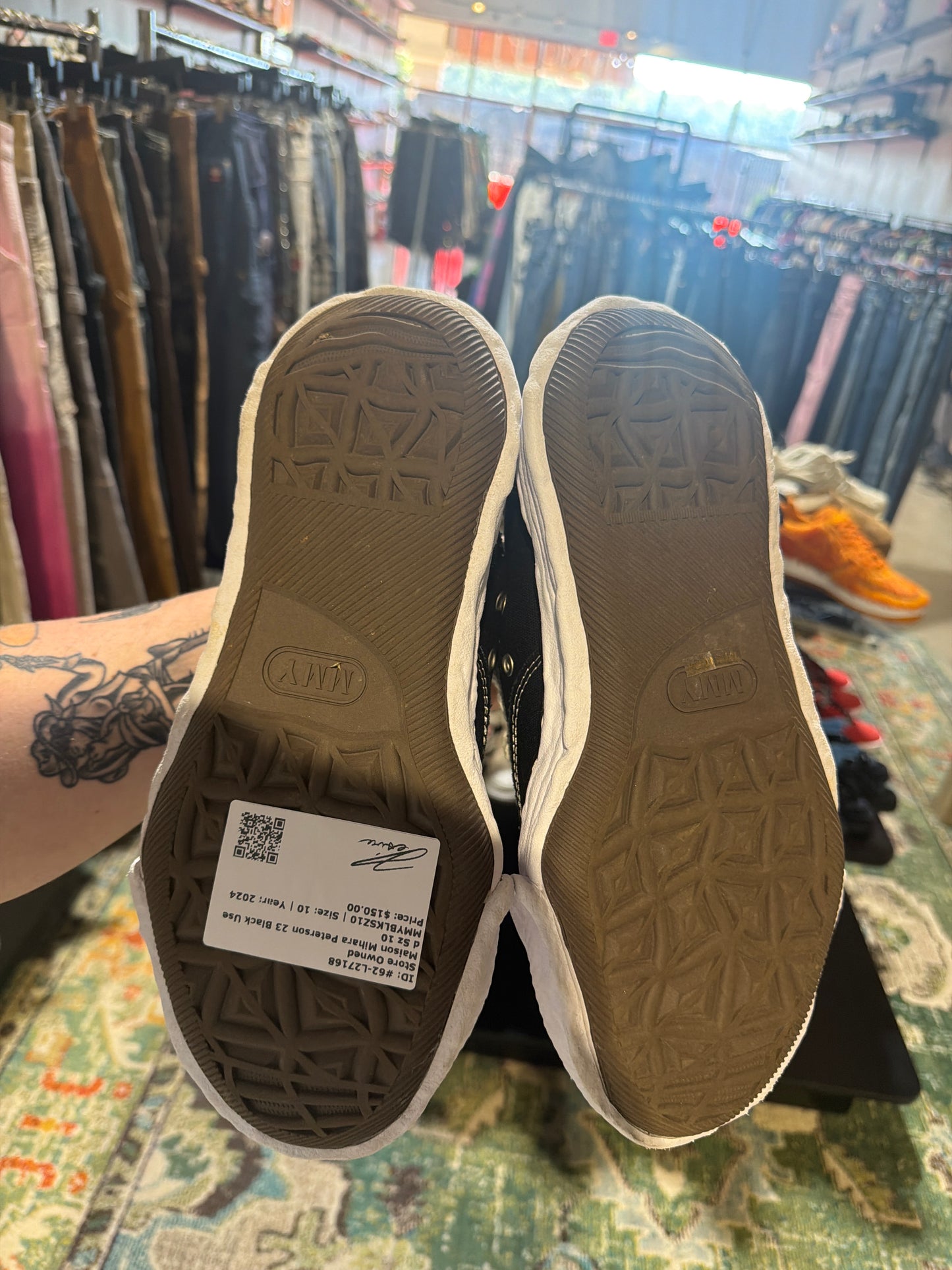 Maison Mihara Peterson 23 Black Used Sz 10