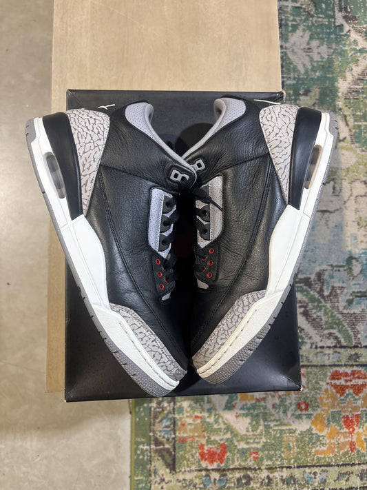 Jordan 3 Black Cement Used Sz 13