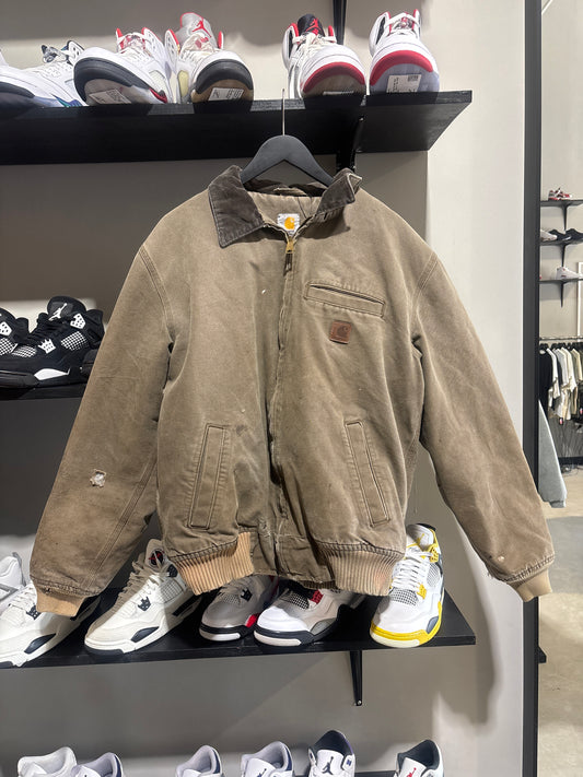 Vintage Green Khaki Carhartt Jacket Sz M