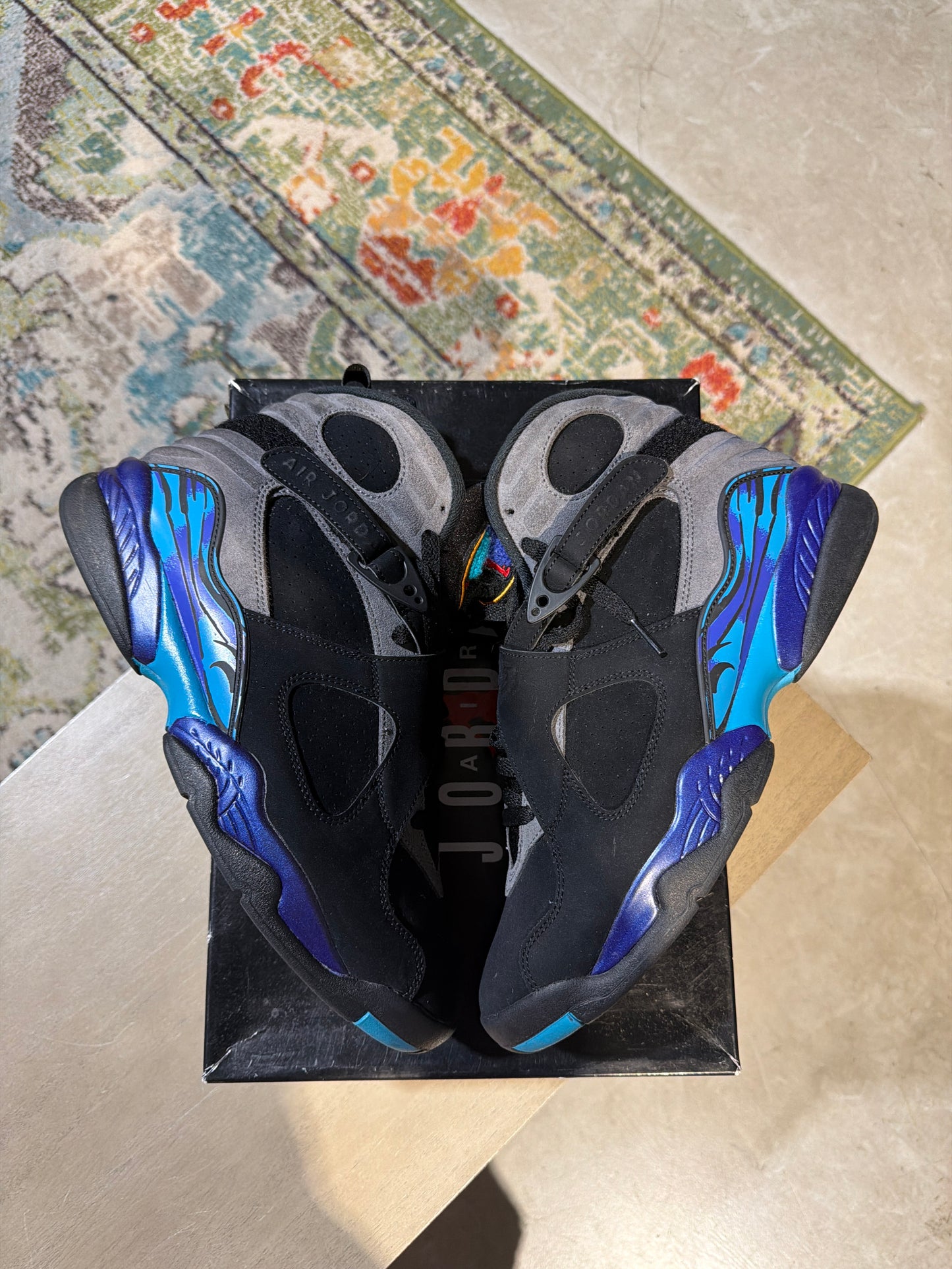 Jordan 8 Aqua Used Sz 10.5