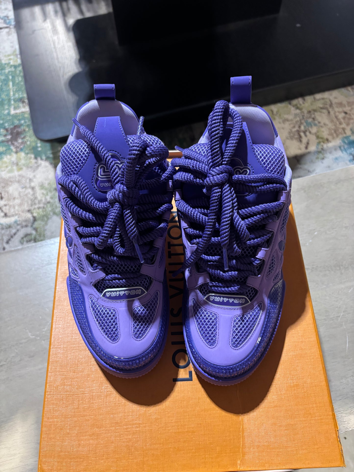 Lv Skate Purple/Purple Used Sz 6.5