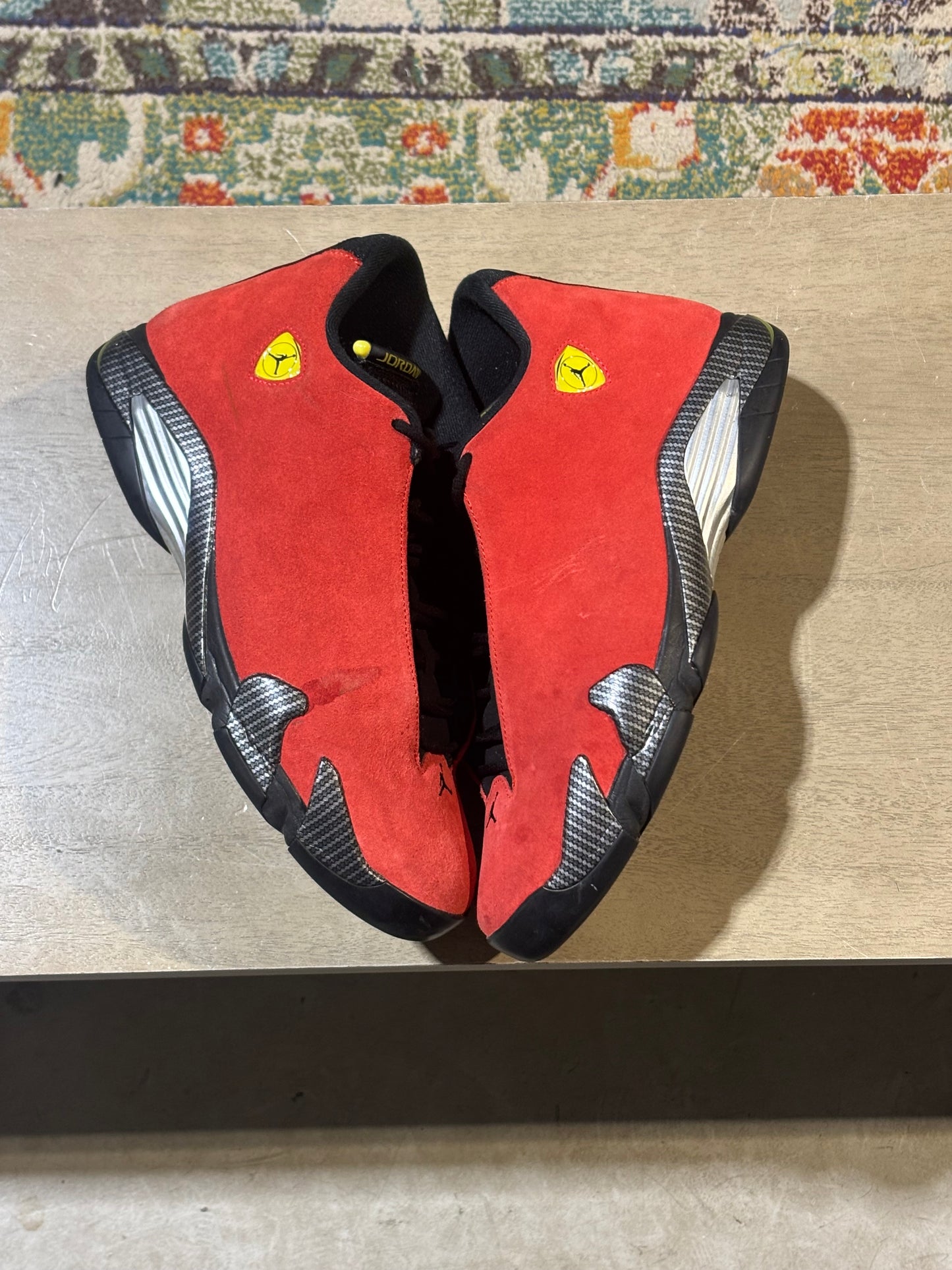 JORDAN 14 FERRARI USED SZ 12 NB