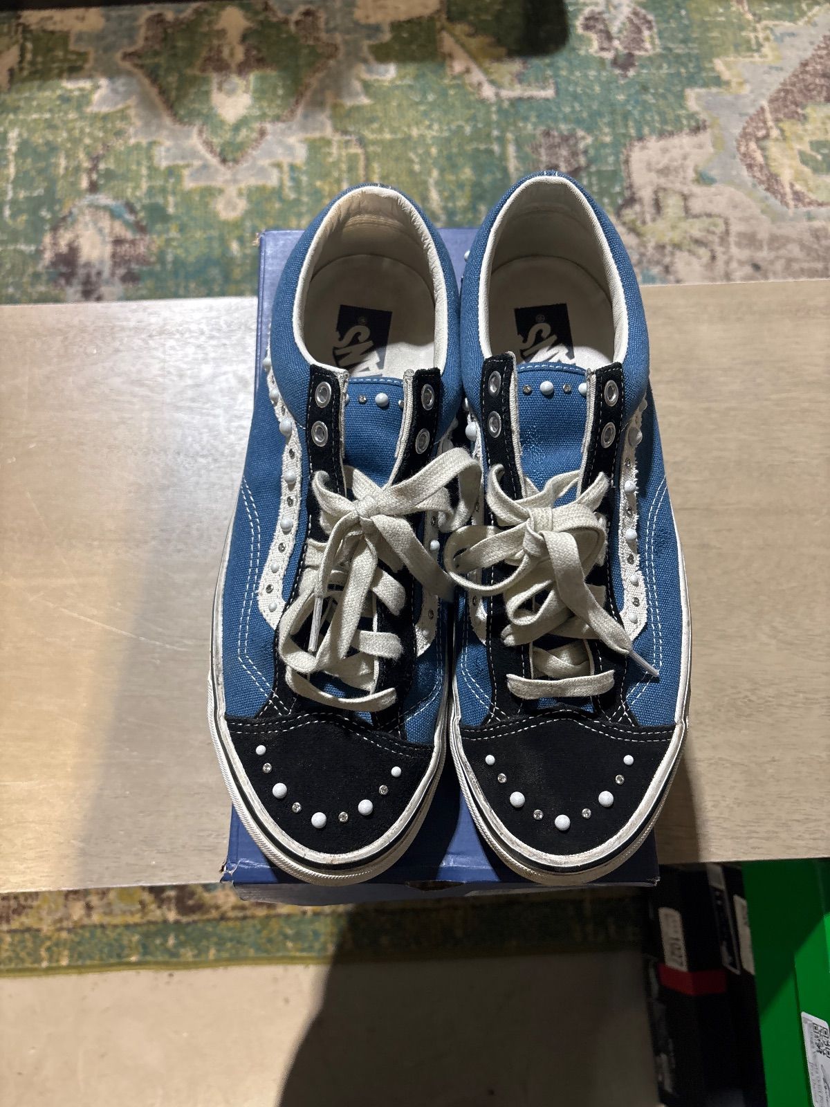 Vans LX Old Skool 36 Pearlized Pack Black Navy - Pre-Owned