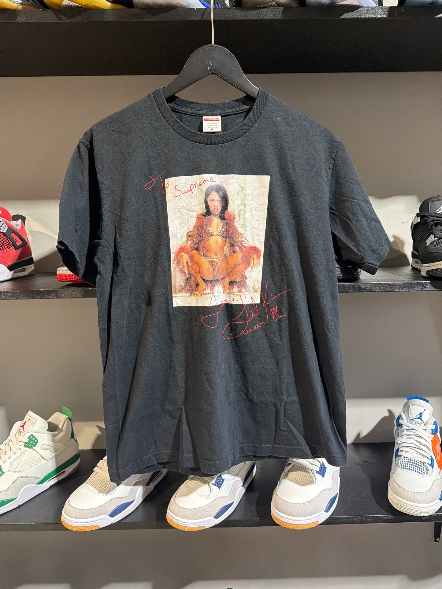 Supreme Lil Kim Tee Black Sz M