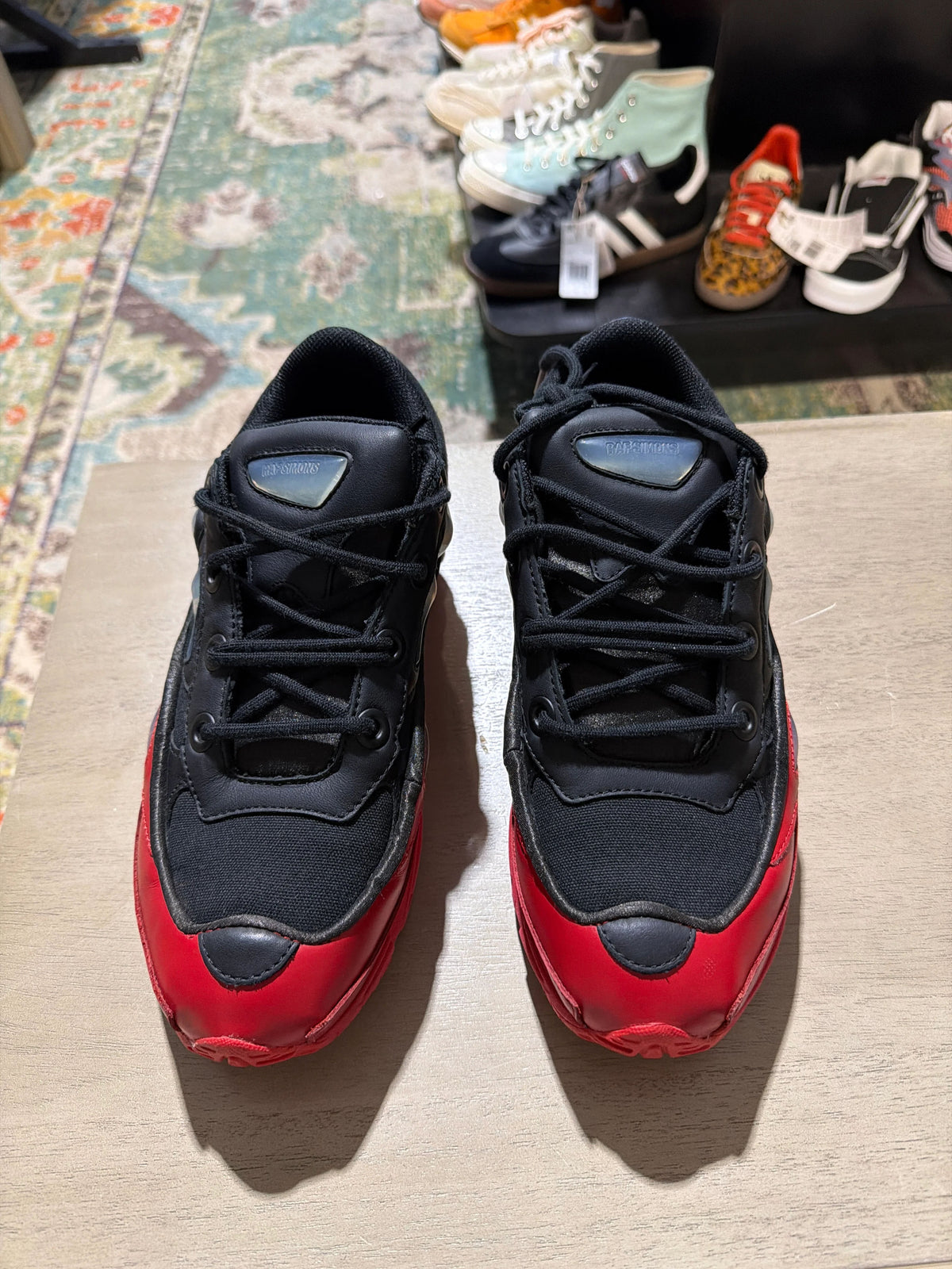 adidas Ozweego 3 Raf Simons Black Scarlet - Pre-Owned