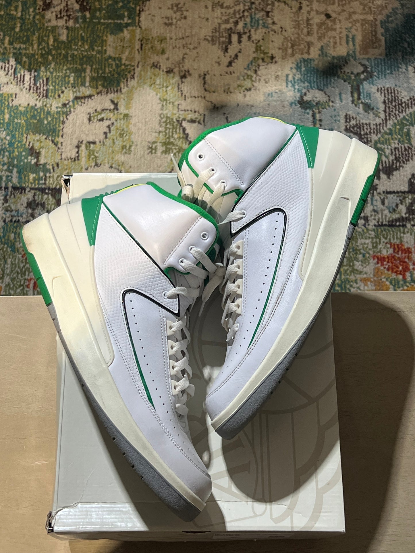 Jordan 2 lucky green sz 13 used