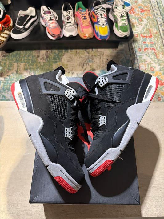 Jordan 4 bred 2019 used sz 11.5