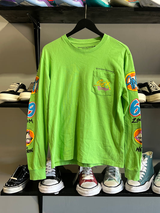 Chrome hearts Matty boy green sex records longsleeve sz medium
