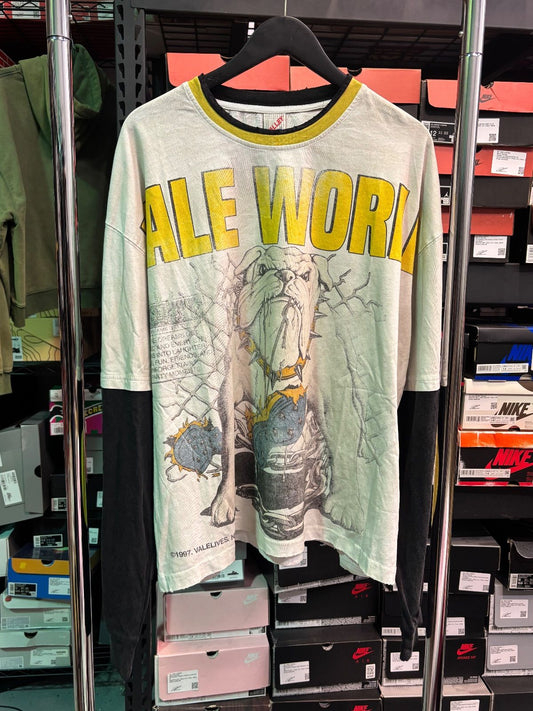 Vale World Yellow/Black Bulldog Longsleeve