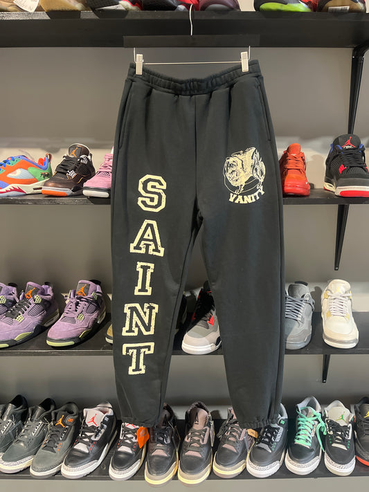 saint vanity black white sweatpants