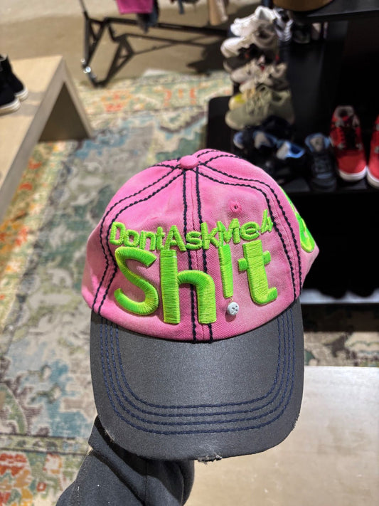 Greedy Unit Dont Ask Me Hat Pink/Green