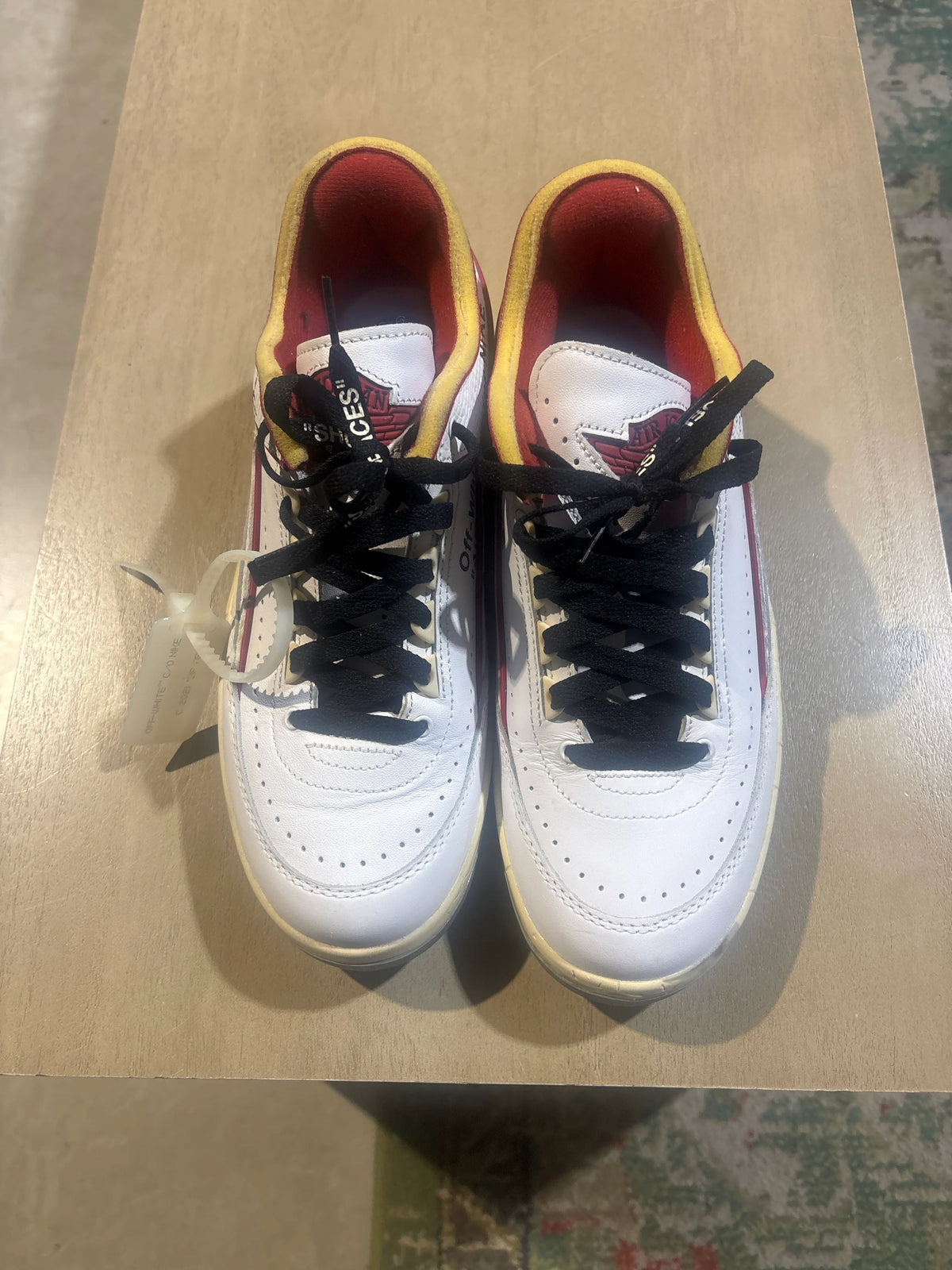 Jordan 2 Retro Low SP Off-White White Red - Pre-Owned NB