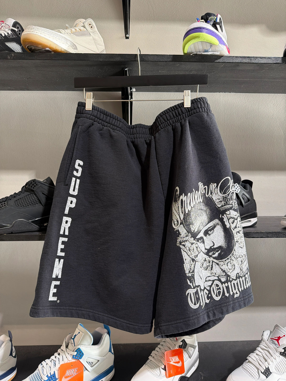 Supreme Dj Screw Black Shorts