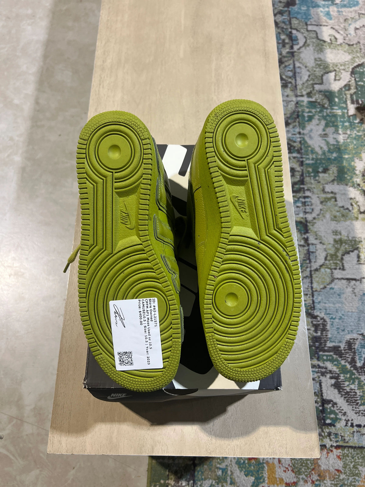 Nike Air Force 1 Low Cactus Plant Flea Market Moss - Pre-Owned