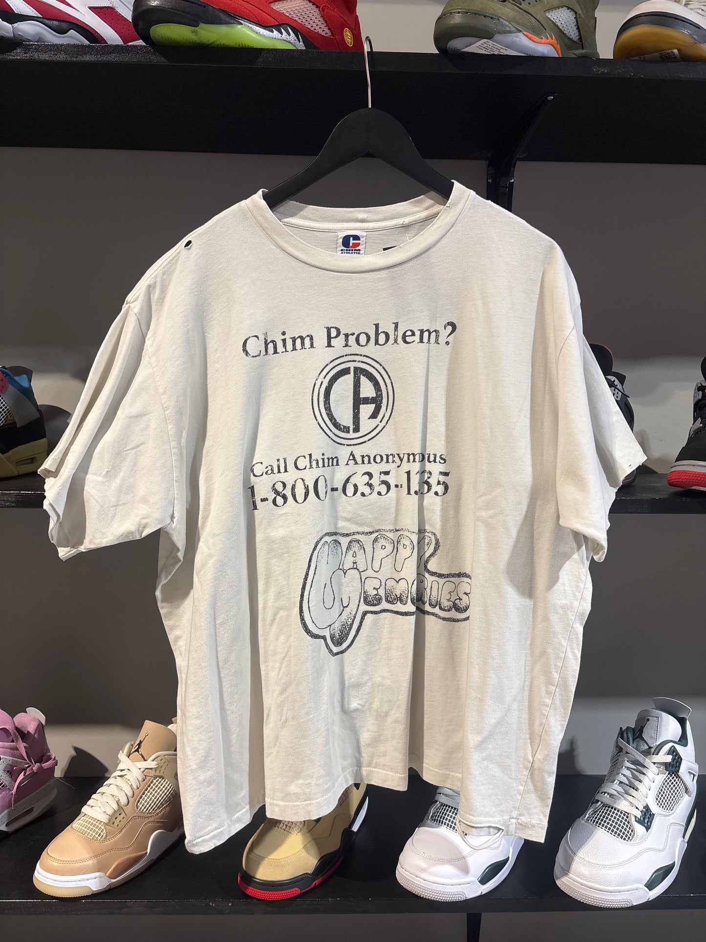 HMDD Chim Problem Tee White Sz M