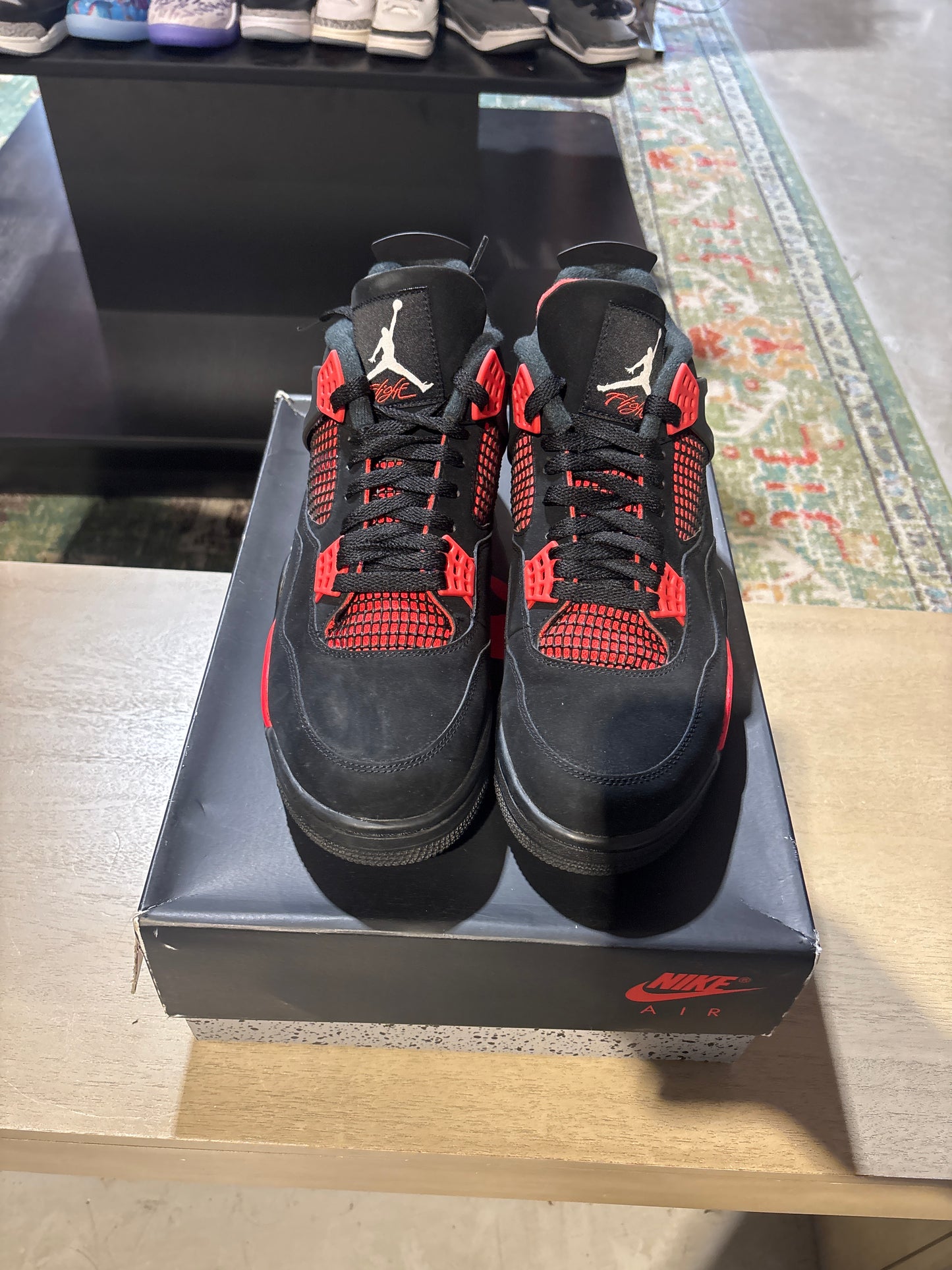 Jordan 4 Red Thunder Used Sz 12