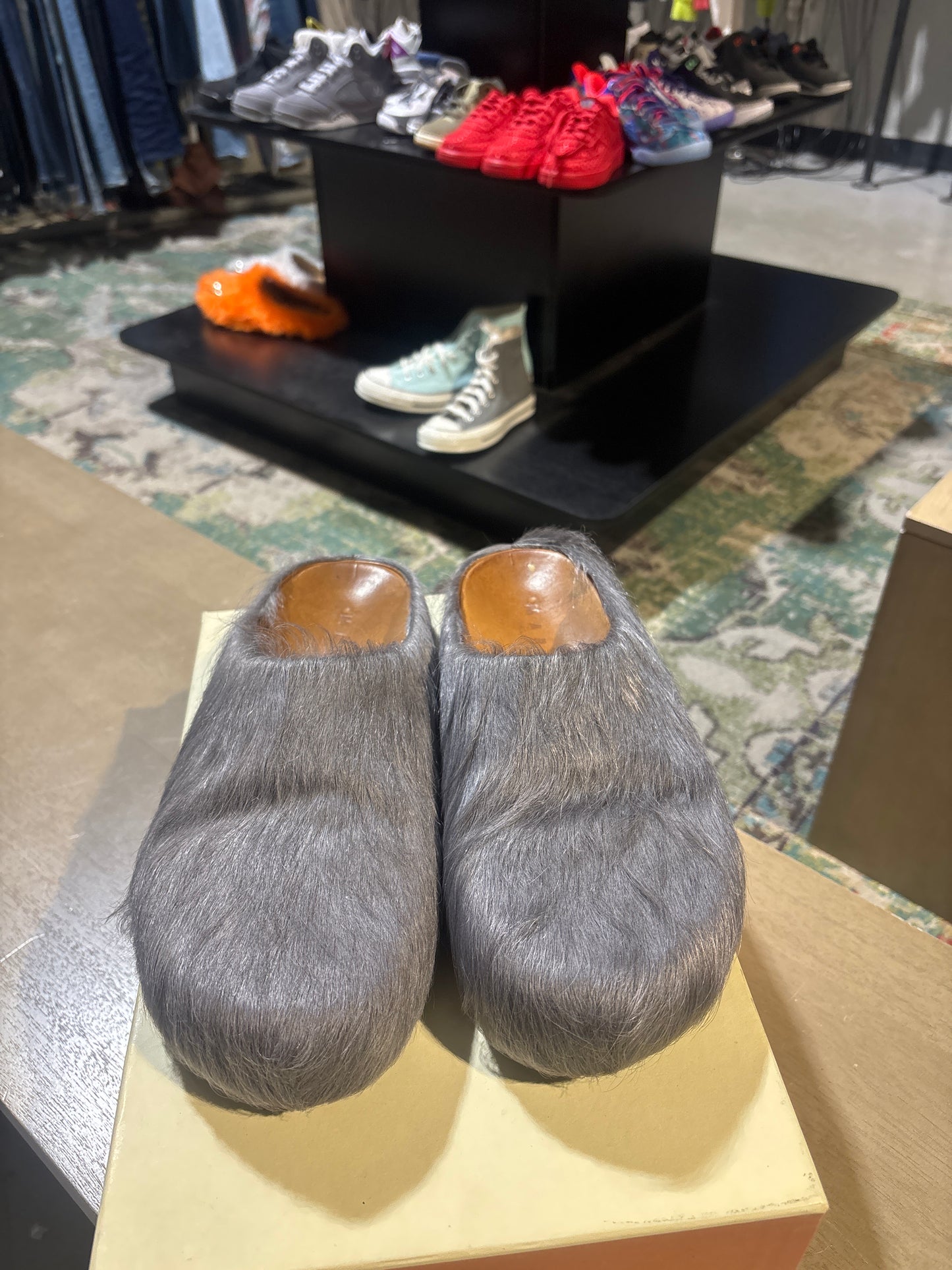 Grey Marni Slide Used Sz 13