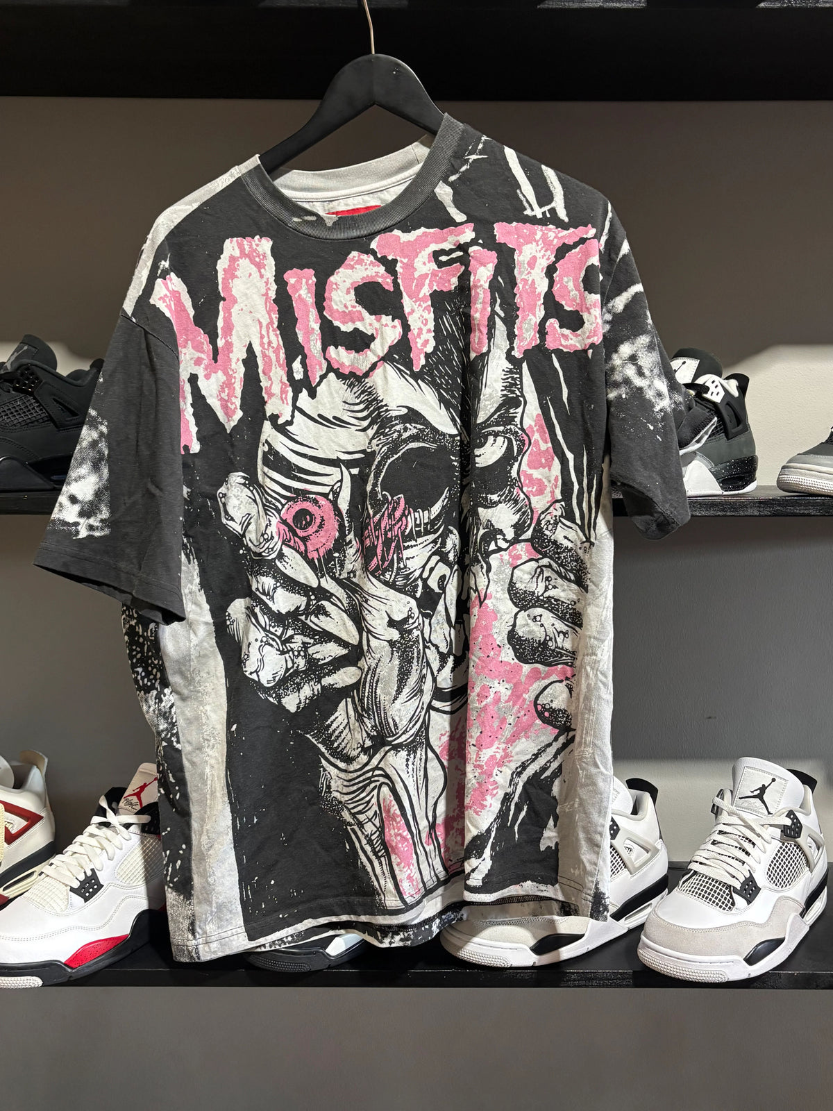 Misfits X Supreme Pink/Grey Tee
