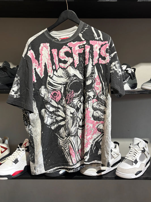 Misfits X Supreme Pink/Grey Tee