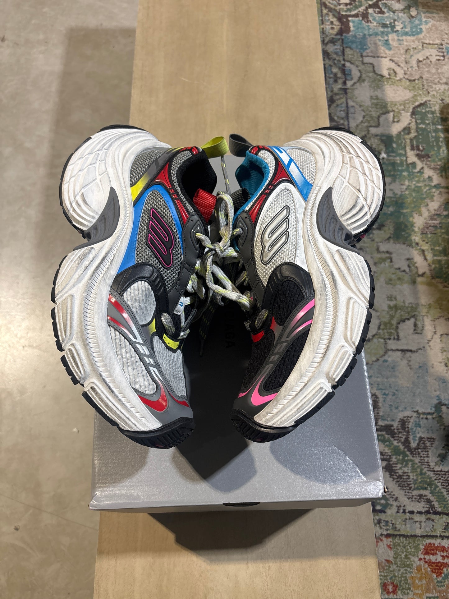 Balenciaga 6XL Multi Color Sz 12