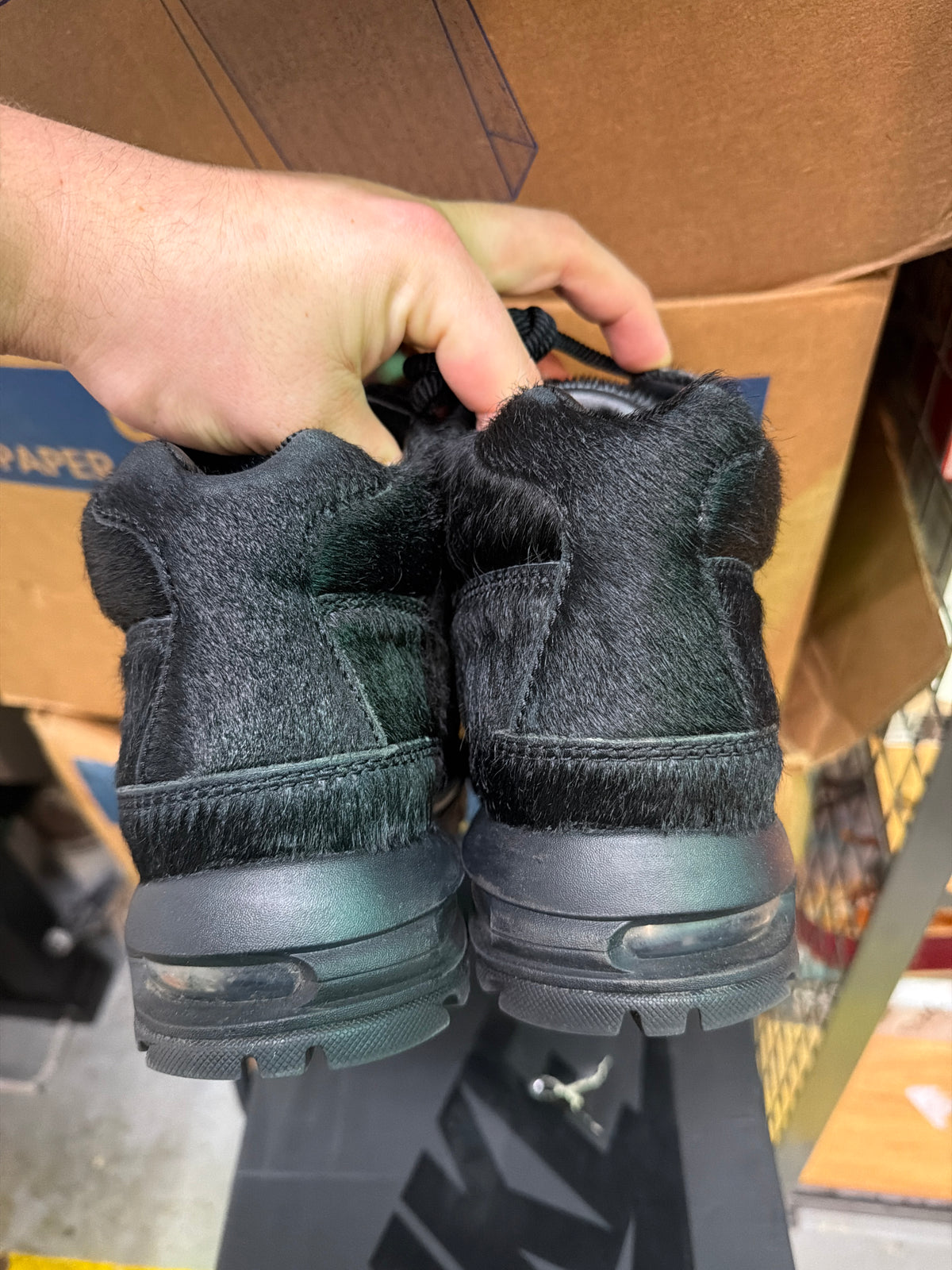 Nike ACG Boots Black Pony Used Sz 10