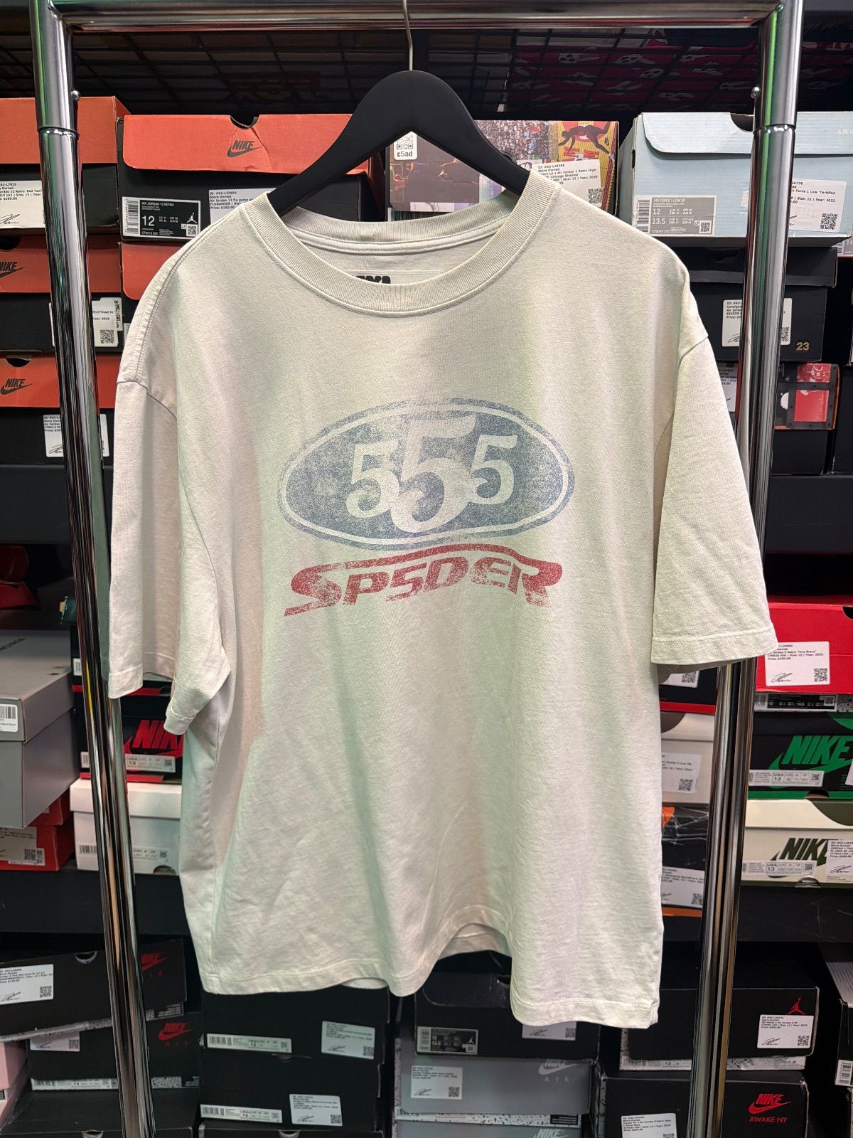 Sp5der White 555 Tee