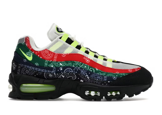 Nike Air Max OG Big Bubble Neon Paisley Bandana 95