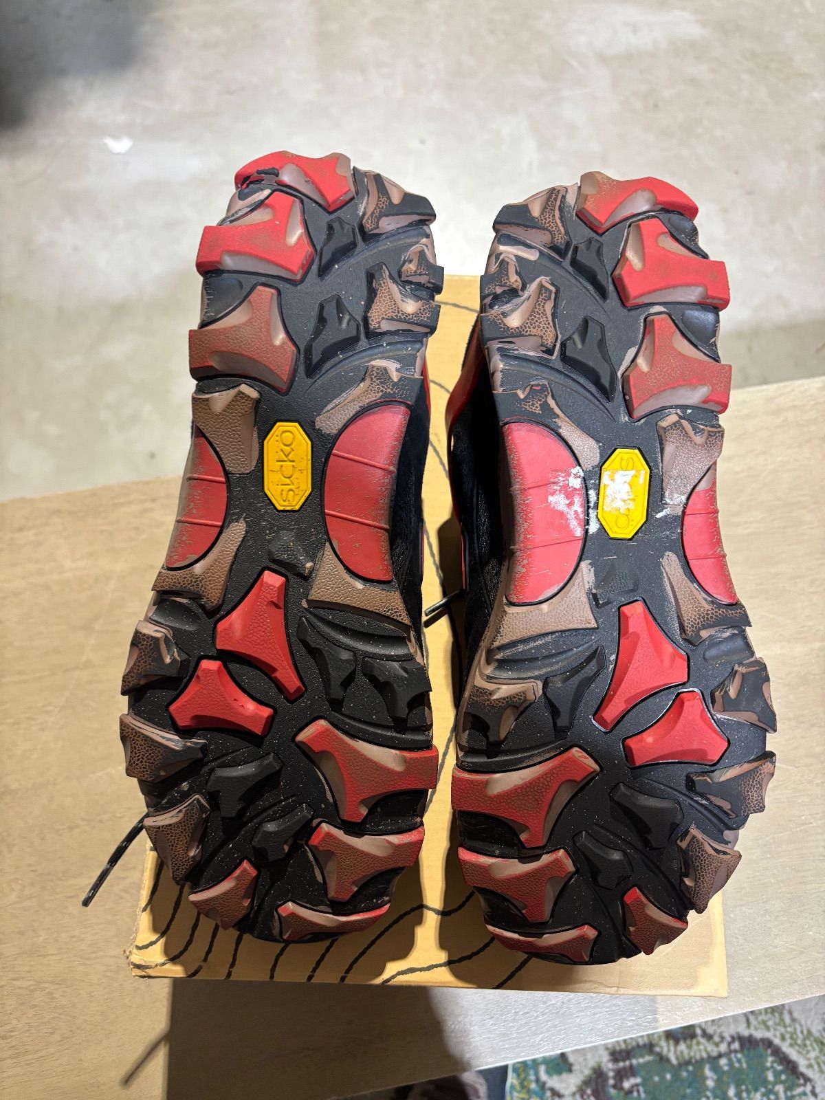 Sicko x 424 Mud Red/Black Hiking Sneakers - Pre-Owned