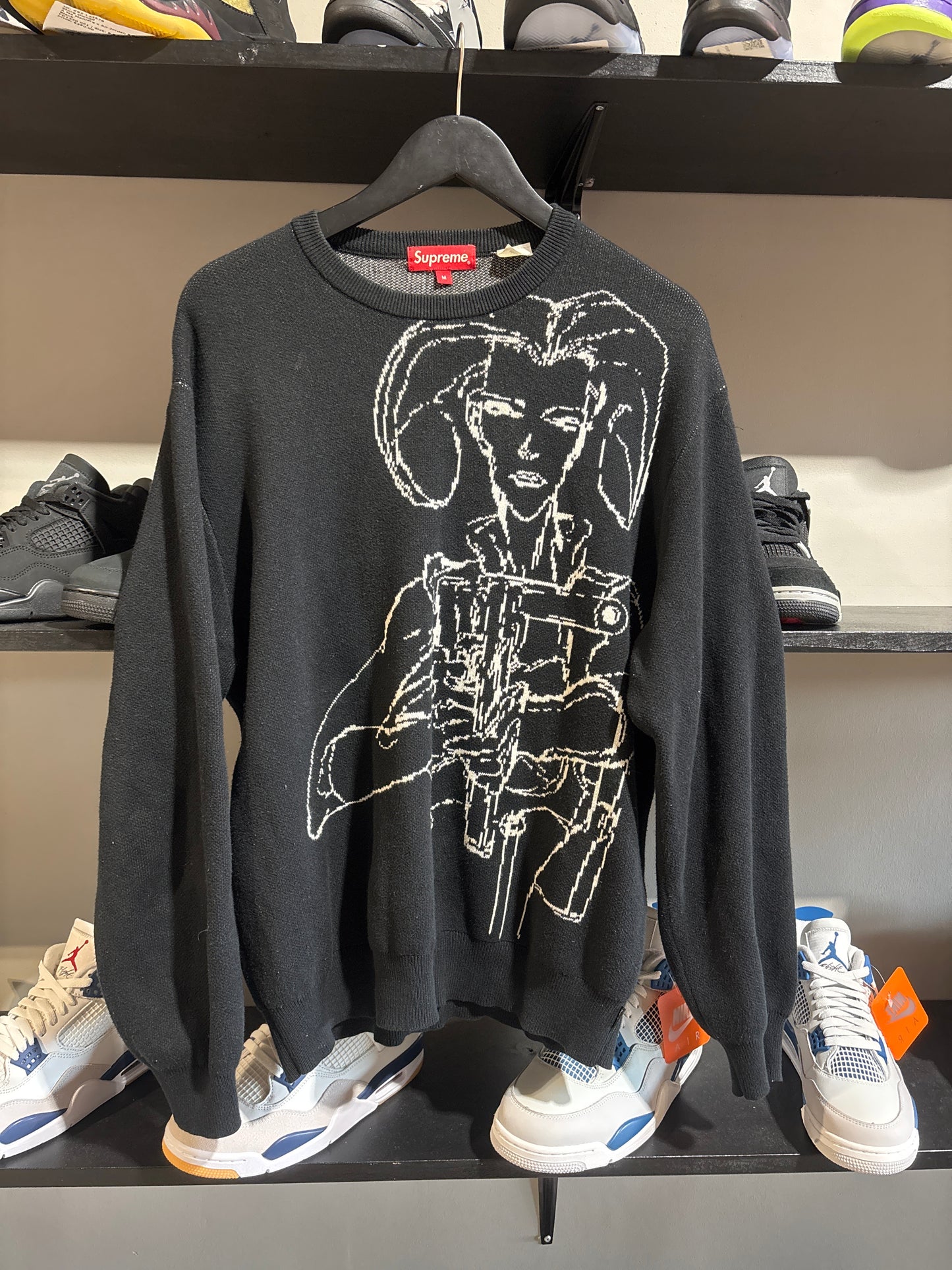 Supreme Aeon Sweater Black Sz M