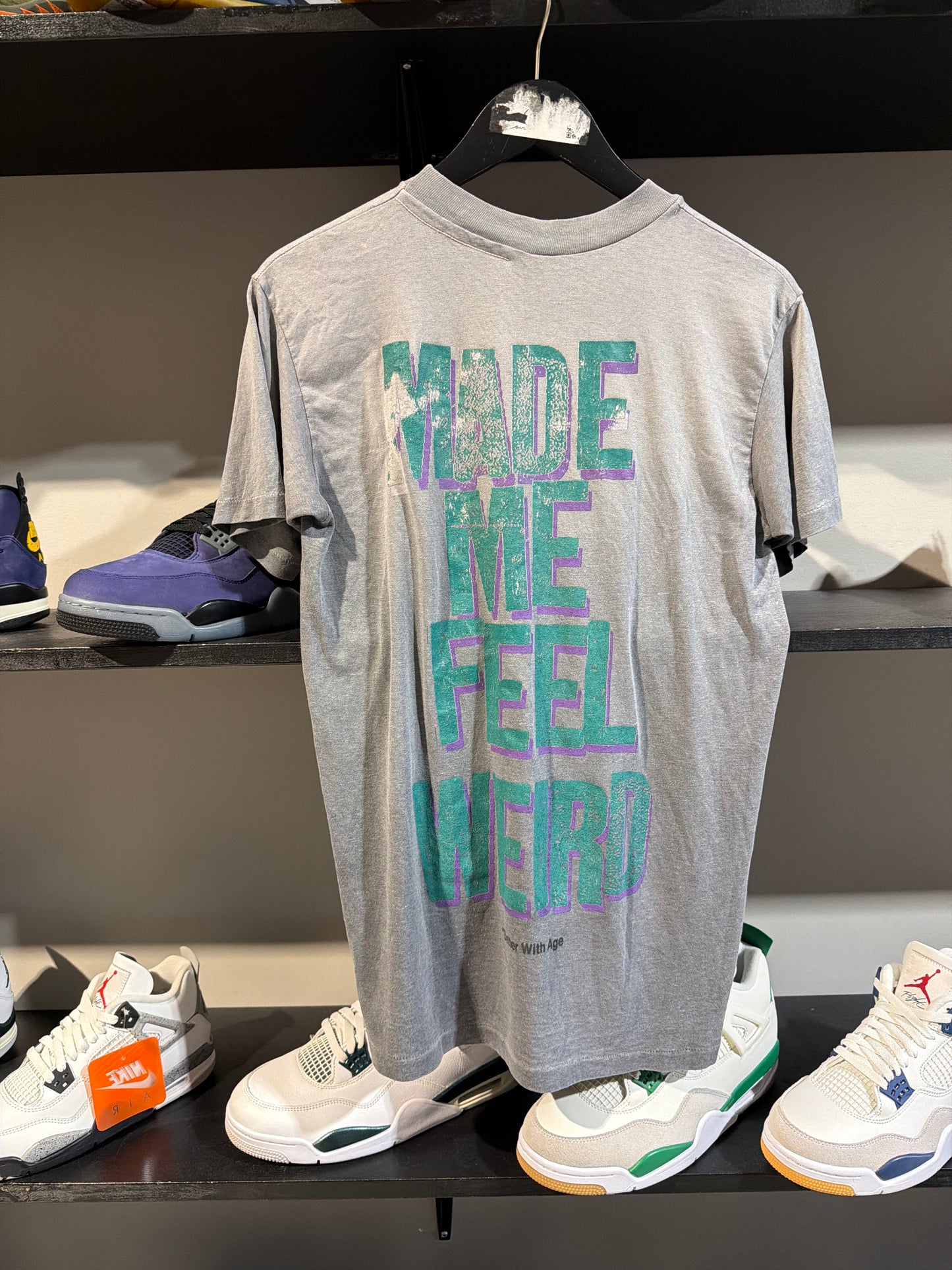 Better With Age Grey Face Tee Sz S