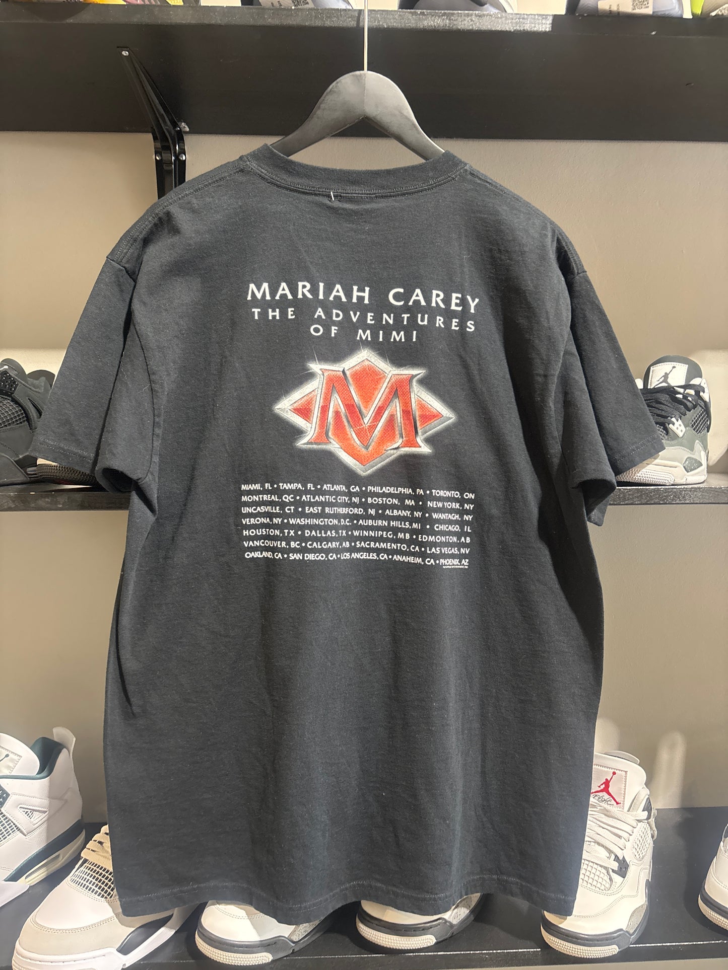 Vintage Mariah Carey MIMI Tour 06 Tee Sz L