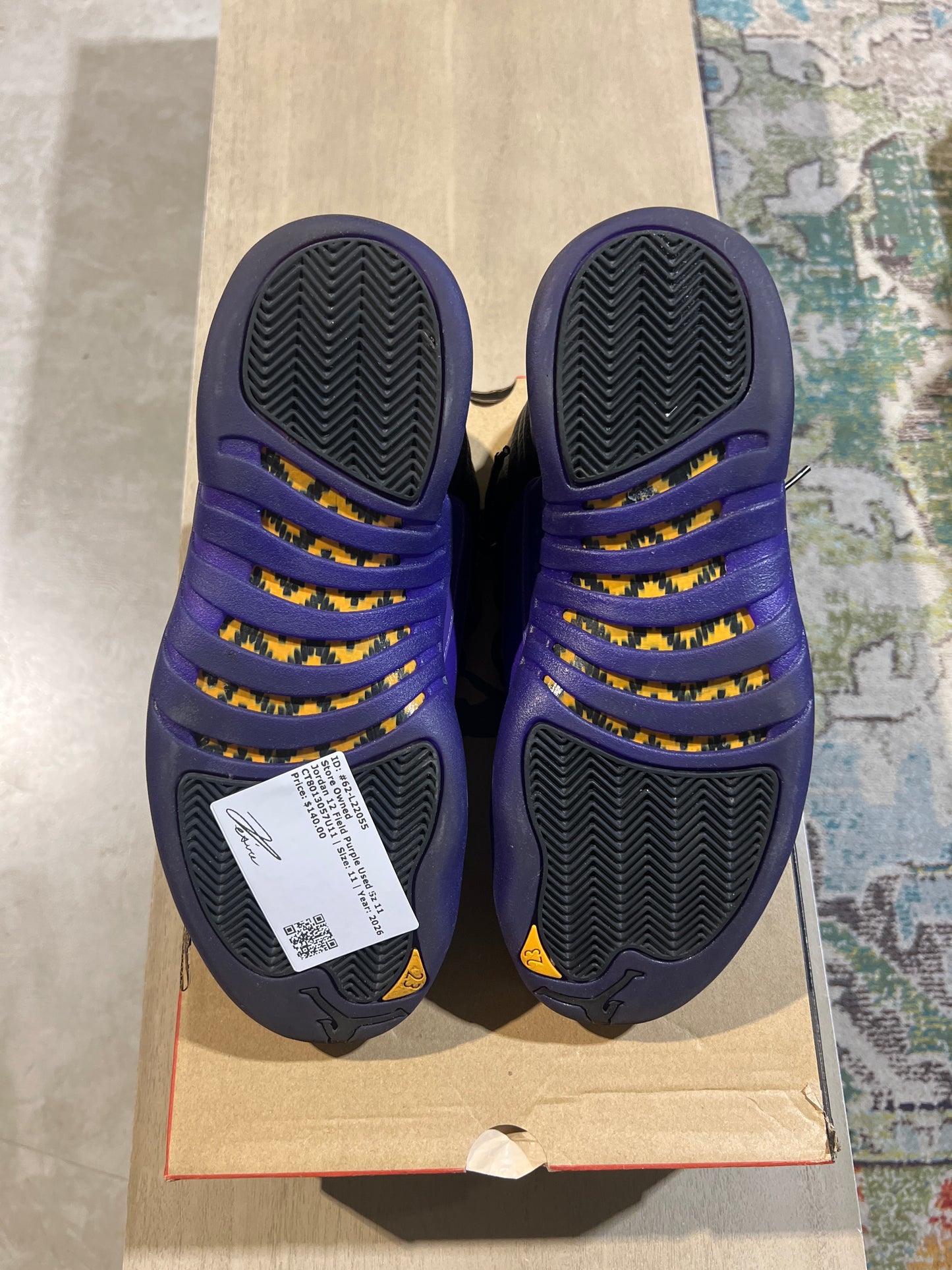 Jordan 12 Field Purple Used Sz 11