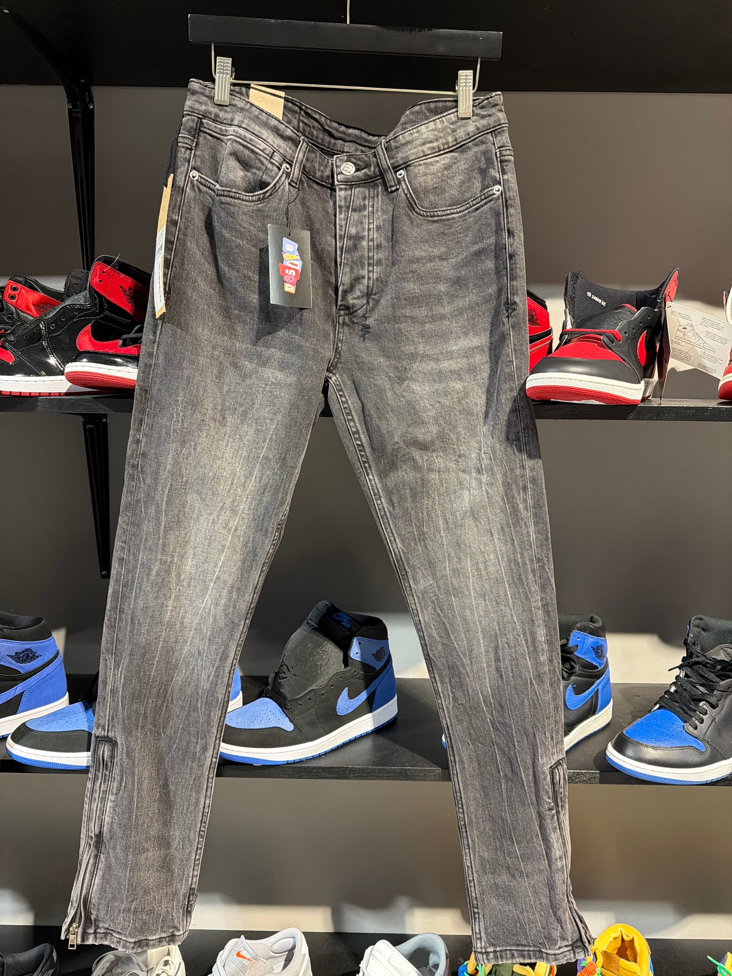 Ksubi Black Van Wrinkle Jeans Black