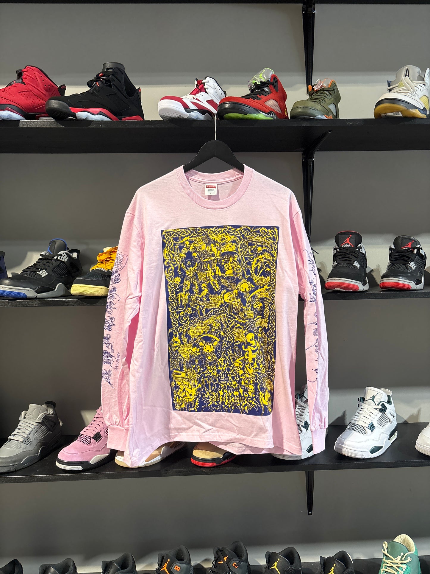 Supreme Wombat L/S Tee pink