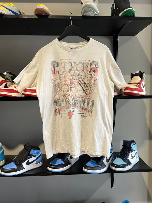 vintage chicago 1991 big head tee
