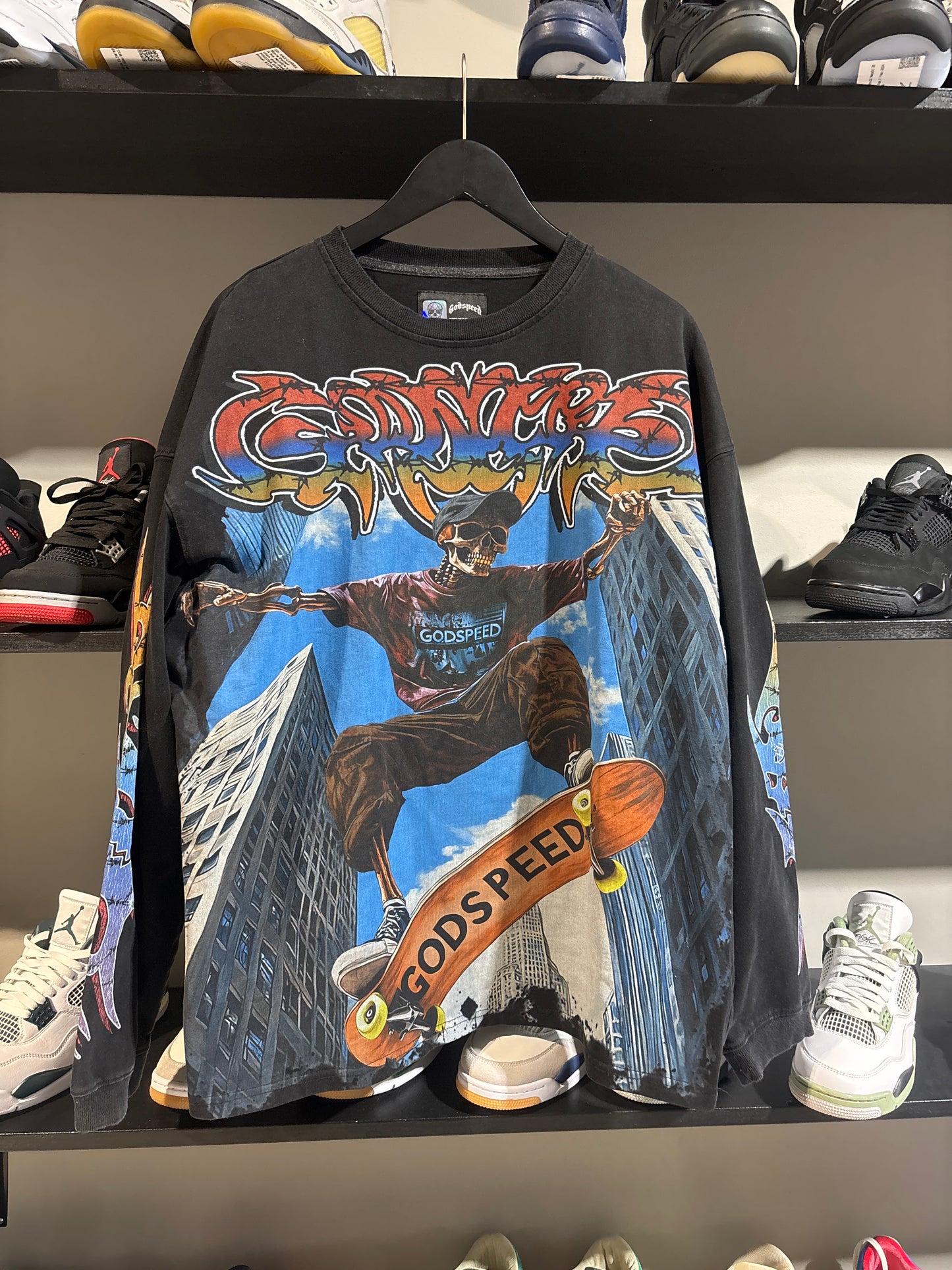 Godspeed Skateboard Black Longsleeve