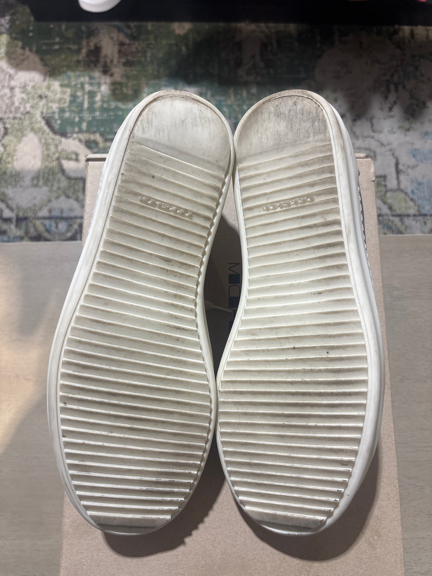 Rick owens vintage sneaker dust milk used sz 11