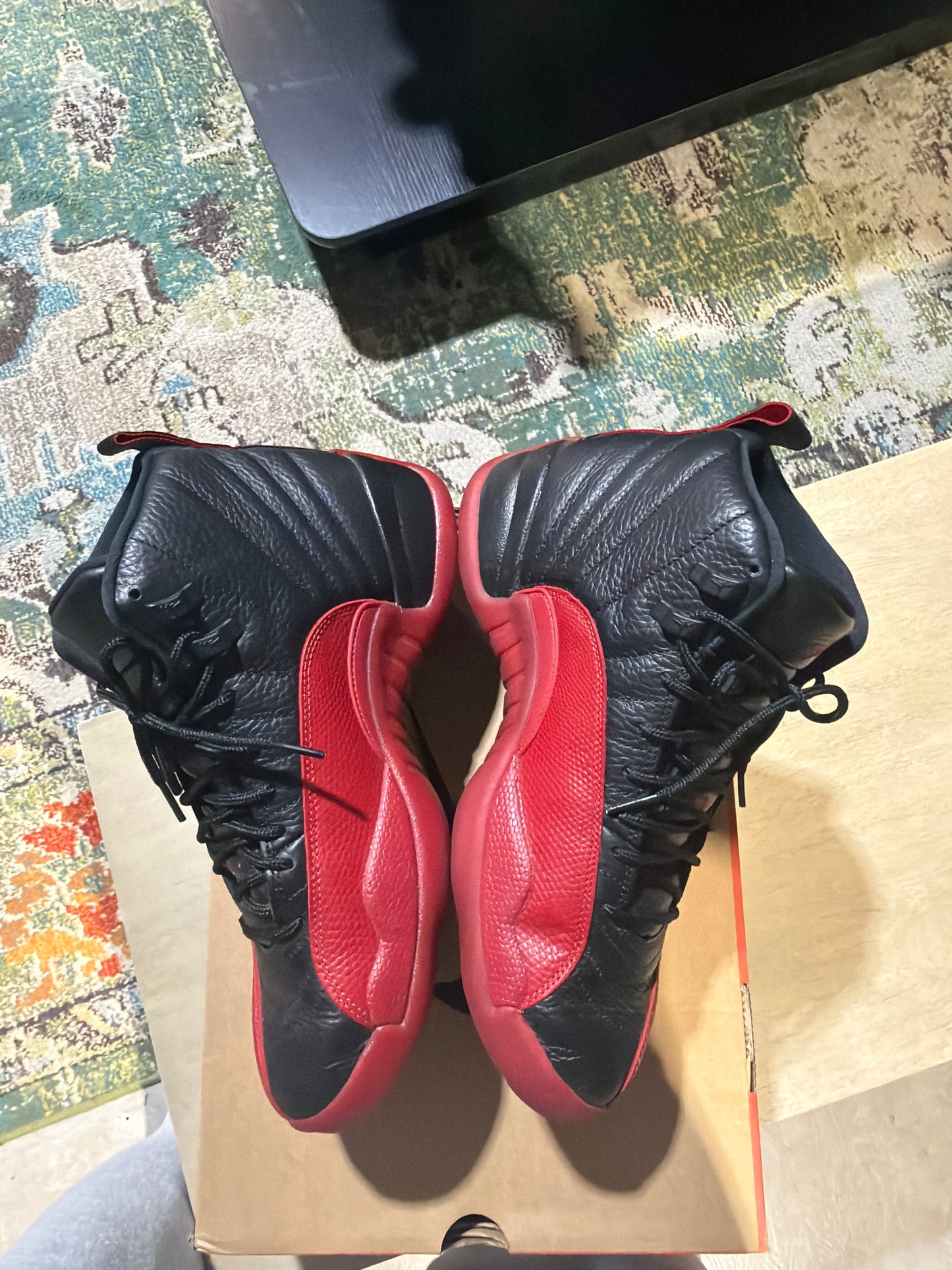 Jordan 12 Flu Game Used Sz 10.5