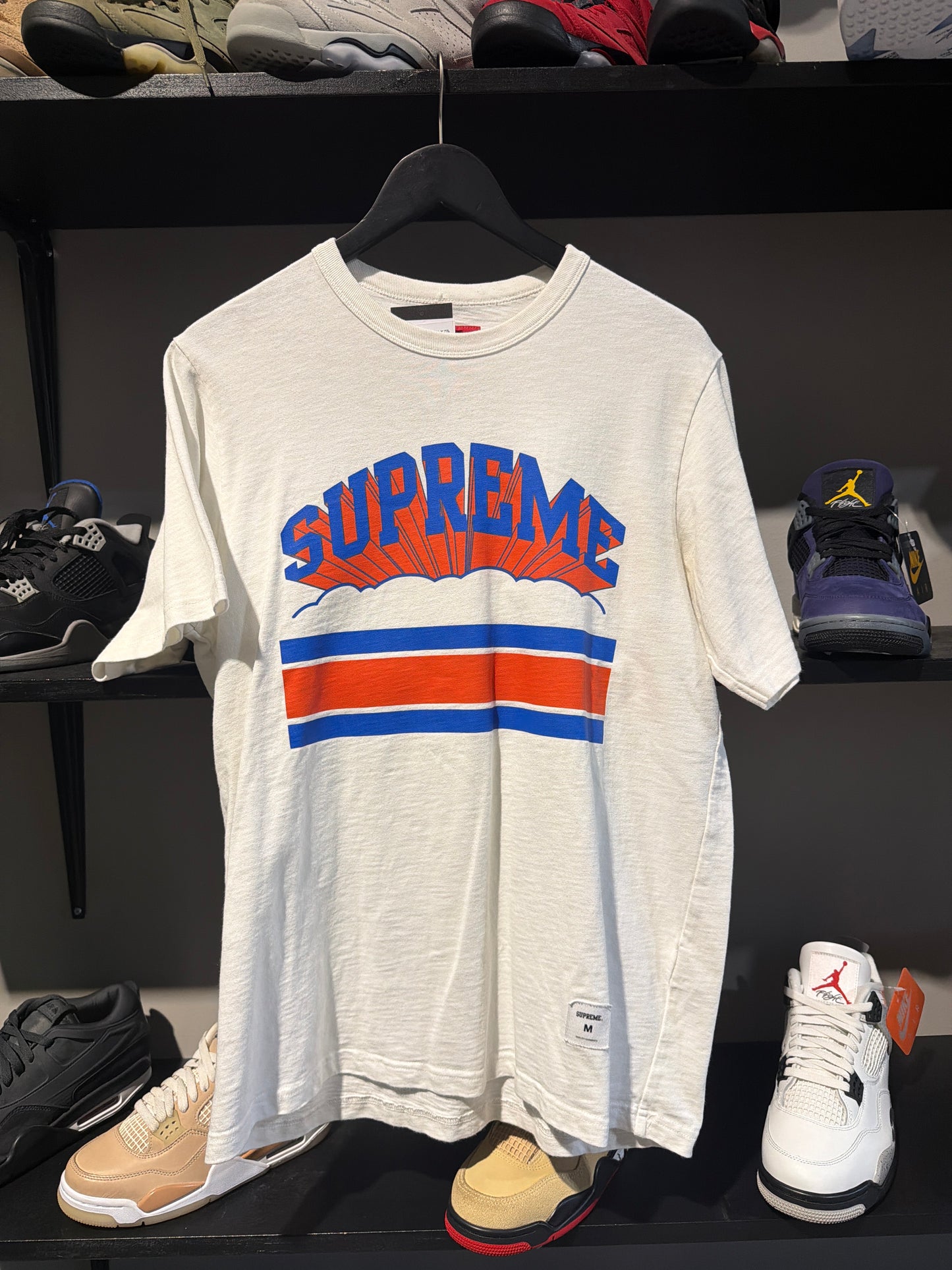 Supreme Knicks Tee White Sz M