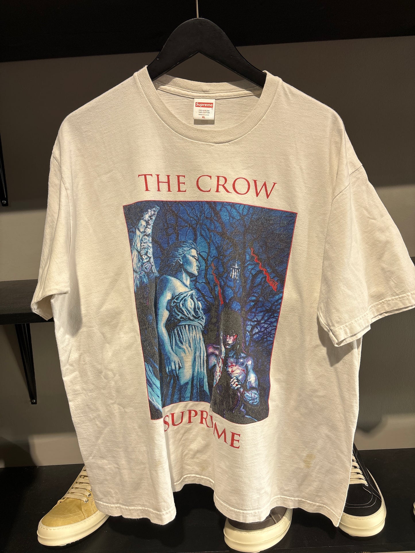 Supreme The Crow Tee White Sz XL